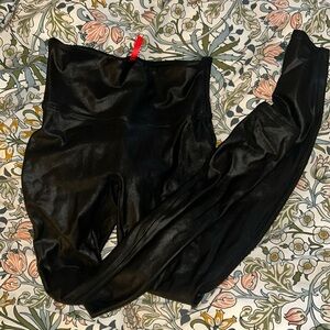 Spanx size small faux leather leggings